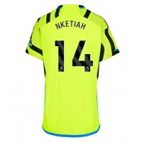 Arsenal Eddie Nketiah #14 Vonkajší Ženy futbalový dres 2023-24 Krátky Rukáv
